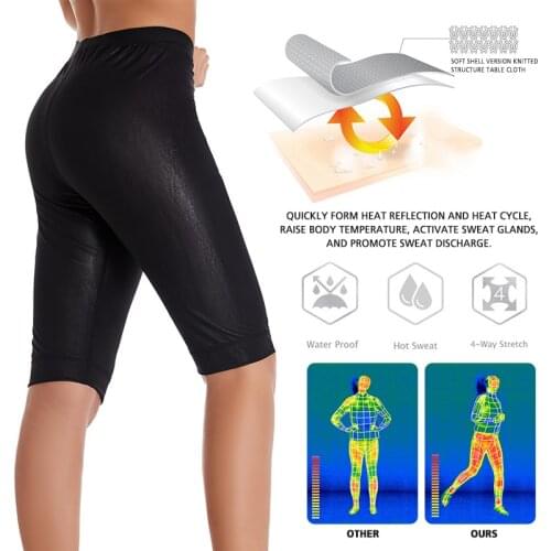 Gaine amincissante femme Body Shaper Slimming Pants Women Waist Trainer Tummy Hot Thermo Sweat Leggings Fitness Workout