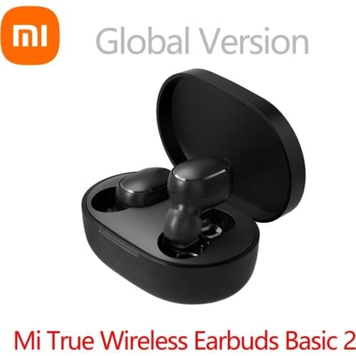 Global Version Xiaomi Redmi Airdots 2 TWS Wireless smart 5.0 Earphone Mi True Wireless Earbuds Basic 2 Auto Link TWSEJ061LS