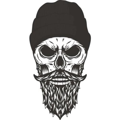 Beard Skull Sticker Plane Extreme