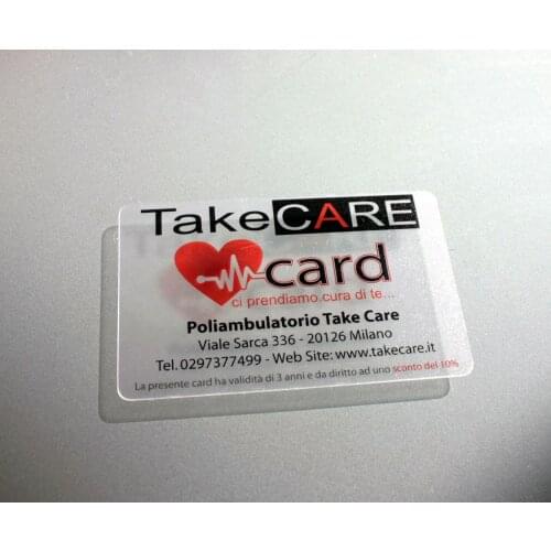 2018 Fancy Product Custom Printing Transparent Plastic PVC Name Card Business Card