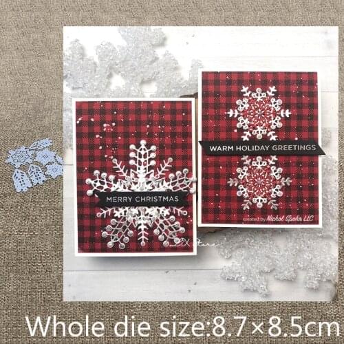 New Design Craft Metal Cutting Die die cuts snowflake decoration scrapbook Album Paper Card Craft Embossing die cuts