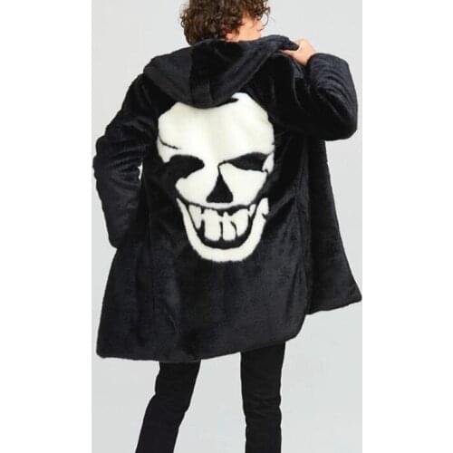 Autumn fur leather coats mens warm hooded faux mink fur leather coat men loose splice winter thicken jaqueta de couro fashion