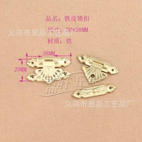 Factory direct wooden lock box gift box accessories luggage lock metal lock