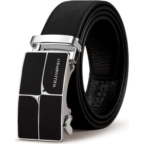 WILLIAMPOLO mens belt mens automatic buckle youth fashion leisure business belts 039p