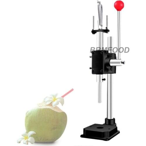 Manual Stainless Steel Green Coconut Opening Devices Punching Machine Puncher Opener Drilling Tool Drill Durable Drille