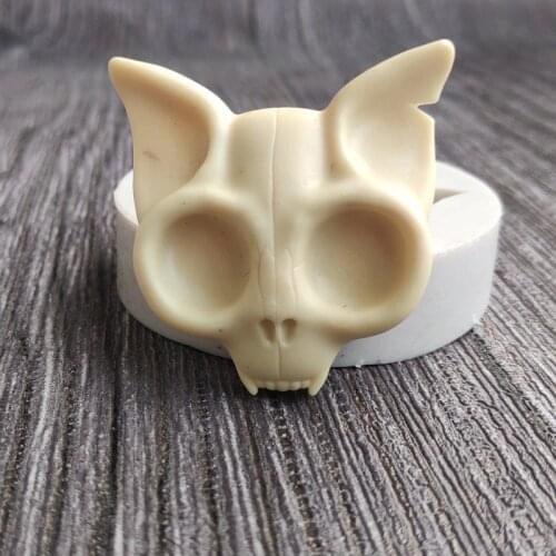 Skull Bat Shaped Silicone Cake Mold Kitchen Baking Mold Sugar Craft Fondant Cake Tools Cake Decoration Mold Creative Tools1571