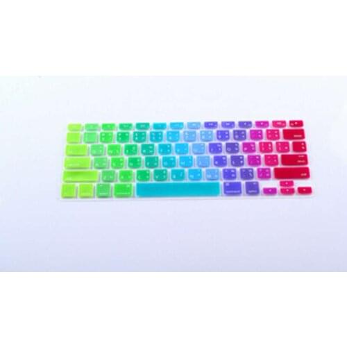 10X Thai Fonts Siamese Rainbow Keyboard Cover Silicone Skin for MacBook Pro Air 13" 15" 17" iMac(with or w/out Retina Display)