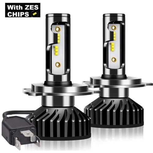 Super White Auto H4 H8 Led Headlight LED Bulb for Car Light Bulbs H1 H3 H7 LED H11 9005 9006 HB3 HB4 12000LM 12V ZES Diode Lamps