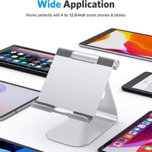 Universal Tablet Desktop Stand For iPad 7.9 9.7 10.5 11 inch Metal Rotation Tablet Holder For Samsung Xiaomi Huawei Phone Tablet