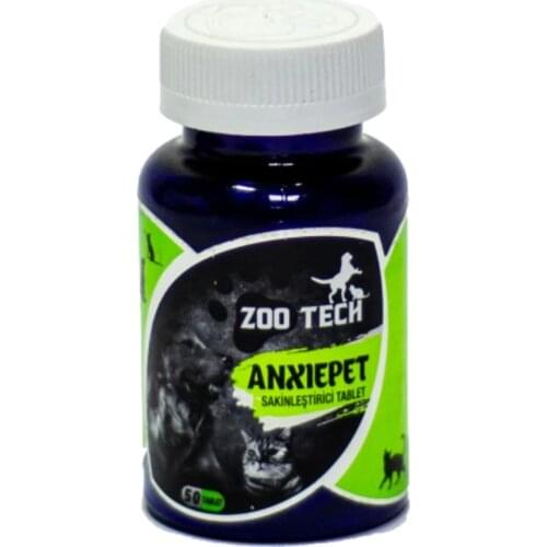 ZooTech Anxiepet Soothing Tablet 40 Pieces Stress Relief, Anxiety Relief, Strain Relief, Happiness Tablet for Cats and Dogs