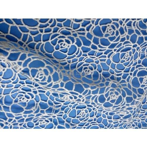 High quality swiss voile laces switzerland embroidery fabric sequin guipure lace fabric linen tissue material for meters