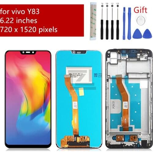 For vivo Y83 lcd display touch screen digitizer assembly with frame lcd digitizer y83 screen replacement repair parts 6.22"
