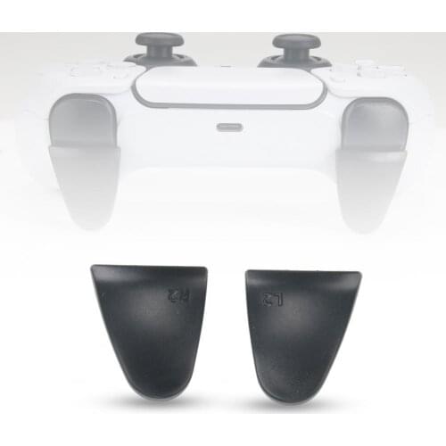 1Pair Extension Buttons Replaceable Anti-skid Comfortable Gamepad L2 R2 Extended Buttons for PS5 Playstation 5 Controller