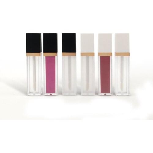 100pcs 7ml Lip Gloss Tubes with Wand Rubber Stopper, Refillable Lip Gloss Containers, Empty Lip Gloss Dispenser Bottles