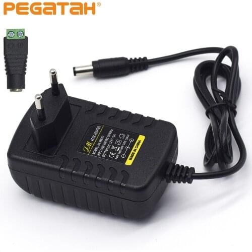 12V 2A Universal Power Adapter Supply Charger adapter Eu Us for LED light strips