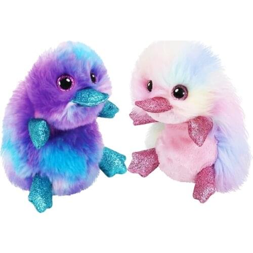 15 CM Ty Beanie Glittering Big Eyes Soft Colorful Platypus Collection Appease Sleeping Baby Doll Toys Children Birthday Gifts