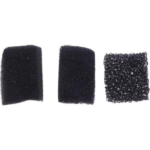 3pcs Professional Special Effect Blood Scar Wound Makeup Brush Dense Stipple Sponge for Halloween Body Face Painting Black