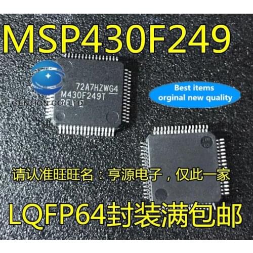 5PCS SCM MSP430F249T MSP430F249TPMR LQFP64 16-bit micro controller in stock 100% new and original