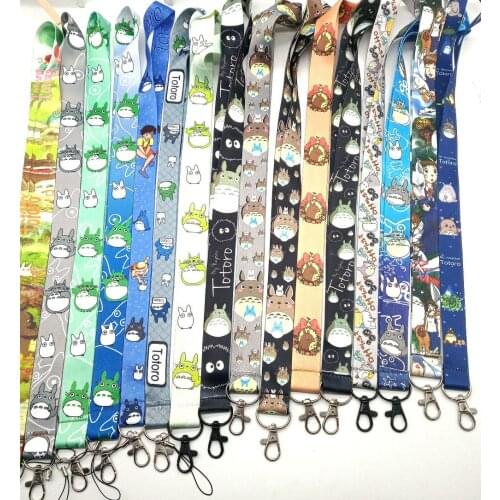 50 Pcs Cartoon My Neighbor Totoro Mobile Phone Neck Straps Neck Strap Keys Camera ID Card Lanyard J-02