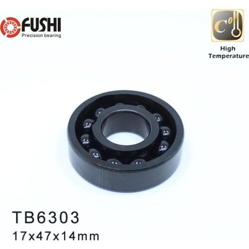 6303 High Temperature Bearing 17*47*14 mm ( 2 Pcs ) 500 Degrees Celsius Full Ball Bearings