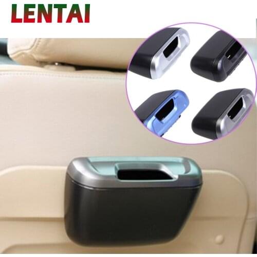 LENTAI 1Pc Car trash can Side door storage box For Mercedes W203 BMW E39 E36 E90 F30 F10 Volvo XC60 Alfa Romeo Audi A6 c5