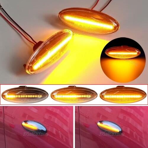 Error Free Car Flashing Side Marker Lamps Turn Signal Lights For Toyota COROLLA Yaris Mk2 P9 Auris Mk1 E15 RAV4 Mk3 ACA3 ALA3