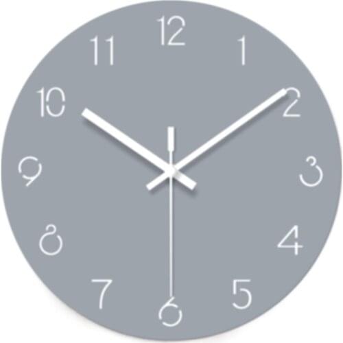 Creative Mute Modern Design Large Wall Clock Silent Clocks for Home Kitchen Living Room Decor Battery Operated