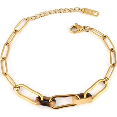 Stainless Steel Bracelet For Women Punk coin Pendant Thick Chain Bracelet Charm bracelets Party Jewelry Gift friends