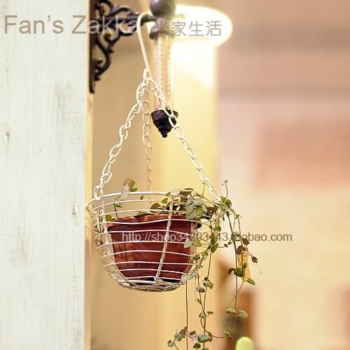Flower pot iron planter iron hanging basket flower pot flower planters