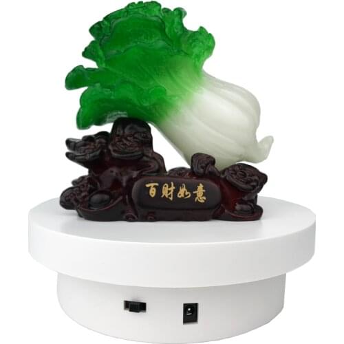 Photography 360 Degree Round Auto Rotating Remote Automatically Turntable Jewelry Display Stand Base for Photo Studio Shooting