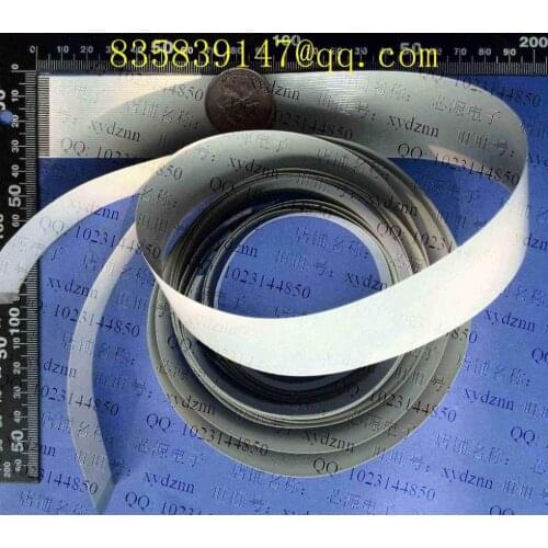 FFC cable 1.0 pitch-6pin-1000mm-B opposite direction flexible flat cable ROHS customization is available