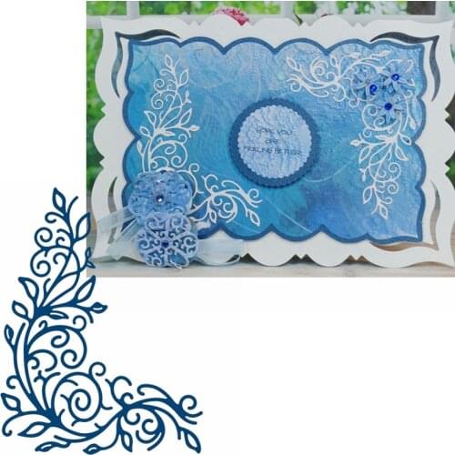 Fancy Decoration On Card Metal Cutting Dies Stencils Fancy Decoration On Card Die Cut For Card Making DIY New 2019 Crafts Cards