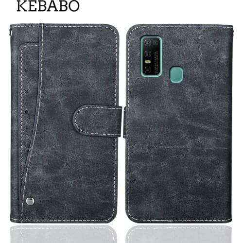 Luxury Wallet Doogee N30 Case 6.55" Vintage Flip Leather Business Protective Cover For Doogee N30 Case Phone Bag