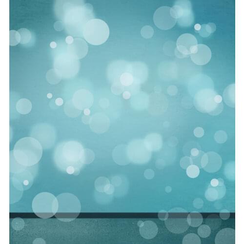TR 7x5ft white glitter bokeh blue printed studio backdrops newborn baby photo backdrop custom wedding photography background