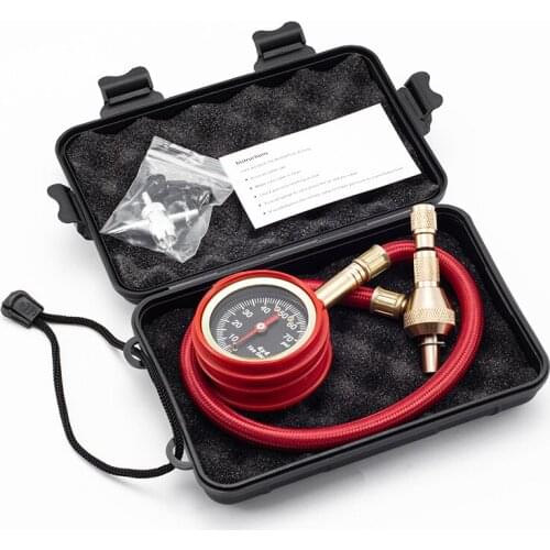 Universal 0-70psi Car pressure gauge tire pressure meter pneumatic air pressure gauge For cars trucks bicycles motorcycles