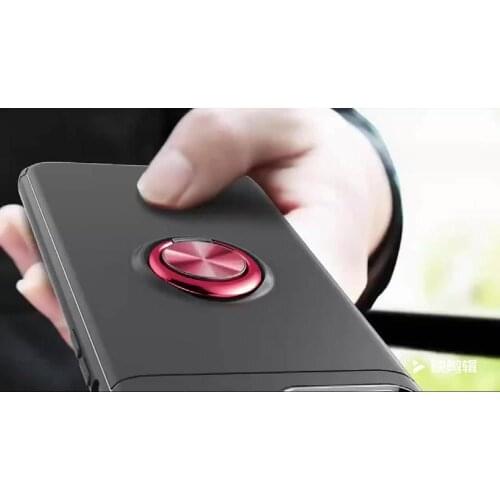 Rotation Ring Holder Custom Phone Cases For iPhone X 10 Case,Luxury Car Magnetic Holder Silicone Cover For iPhone Accessories