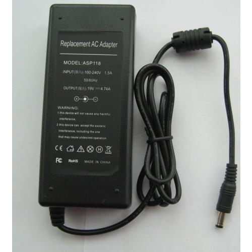 19V 4.74A 90W AC Adapter Battery Charger for TOSHIBA Satellite L537 T110 T115 T130 T135 A660
