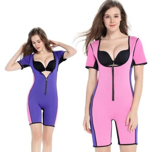 SURE YOU LIKE Women Slimming Sheath Bodysuit Neoprene Butt Lifter High Waist Training Flat Stomach Sauna Curve Shaper Shapewear