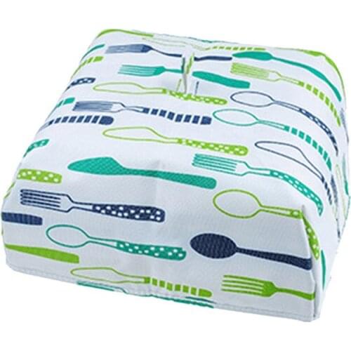 1Pc Foldable Thermal Insulation Dust-proof Food Cover Aluminum Foil table Vegetable Fruit Cake Dishes Dust Covers Kitchen