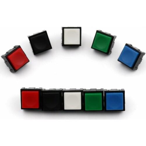 10Pcs PB13 Square 12*12mm Momentary 2Pin OFF-MOM SPST PCB Mini Push Button Click Switch