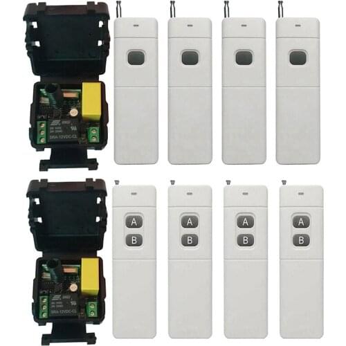 3000M Long Range AC 220V 1CH 1 CH 10A RF Wireless Remote Control Switch System Transmitter+Receiver lamp/ window/Garage Doors