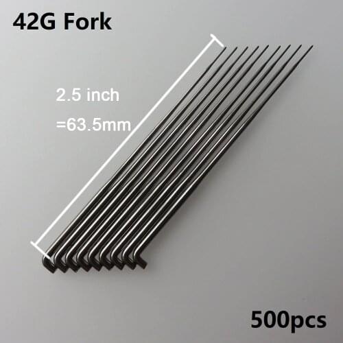500pcs 42G Fork Felting Needles for Mohair