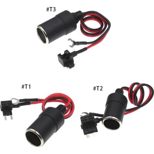 USB 12V Adapter Car Cigarette Lighter Socket Female Power Port Outlet Waterproof for Electronic Dog Driving Recorder