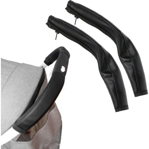 Pram Stroller Accessories Baby Stroller Armrest Pu Protective Case Cover For Armrest Covers Handle Wheelchairs