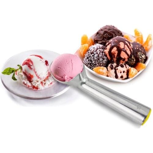 Non-Stick Anti-Freeze Ice Cream Tools Portable Aluminum Alloy Scoop Potato Fruit Spoon ice Ball Maker Kitchen Accessories