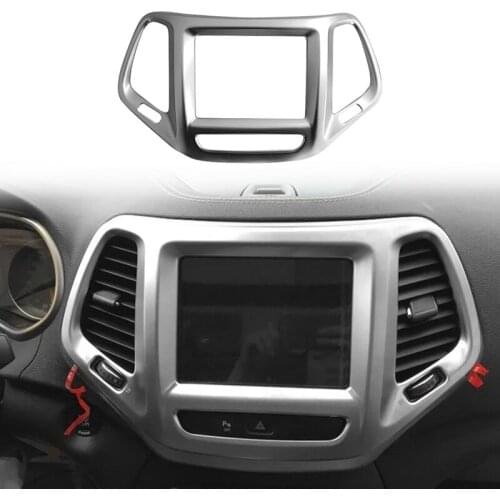 Center Console Dashboard Navigation Air Conditioner Outlet Cover Trim Panel For Jeep Cherokee 2014-2018