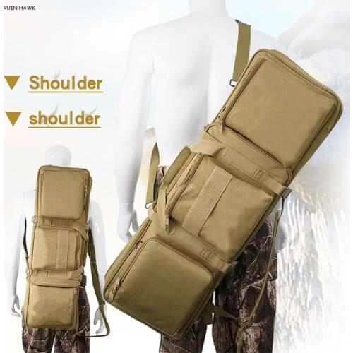 M4 Army Shooting Hunting Molle Bag Tactical Gun Bag Airsoft Rifle Case Gun Carry Shoulder Bag Military Equipment