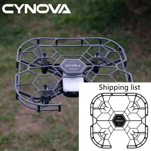 CYNOVA Fully Cover Propeller Guard for DJI Tello Props Protector Fens Drone Quick Release Bumper for Kids Child Accessory
