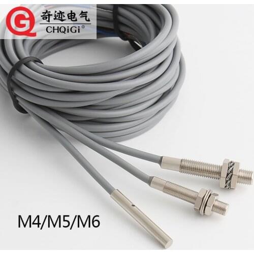 Mini M5M4M6 inductive proximity switch LJ6A3-1-Z/BX NPN NO 24V sensor Miniature metal sensor limit short cylinder