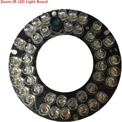 Zoom IR Led Light Board 42pcs 5mm Infrared DiodeS Plate For Waterproof Security Camera 90&60 Degrees Bulb 60mm Diameter